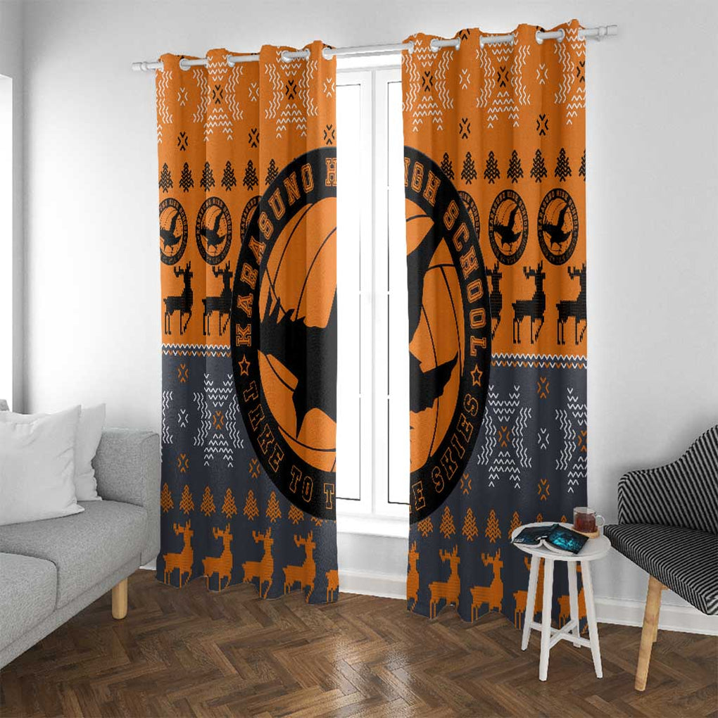 Karasuno - Haikyuu Window Curtain Anime Mix Christmas Style