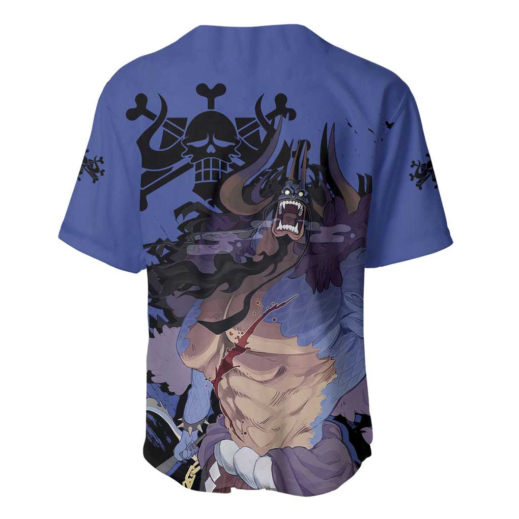 Kaido - One Piece Baseball Jersey Anime Style