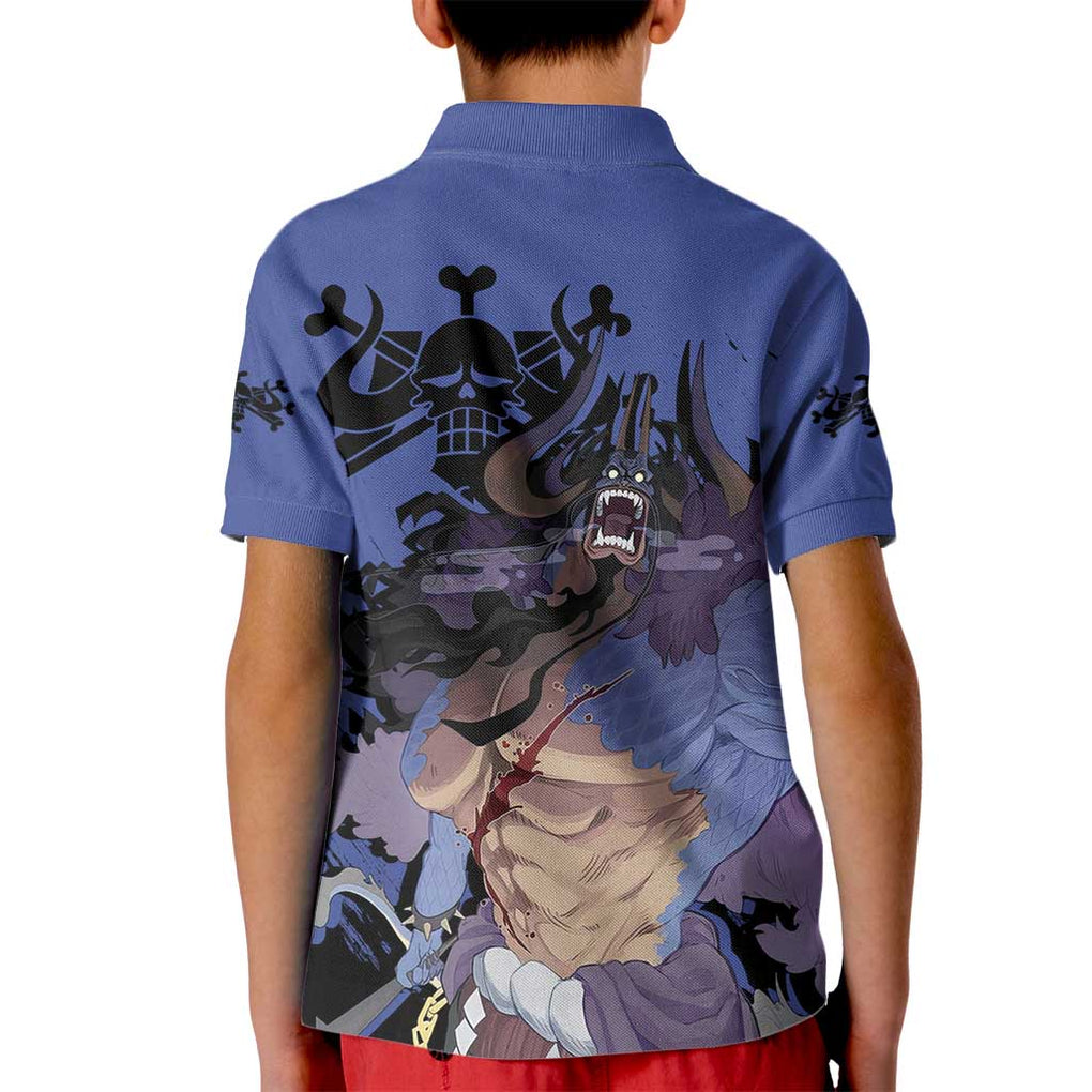 Kaido - One Piece Kid Polo Shirt Anime Style