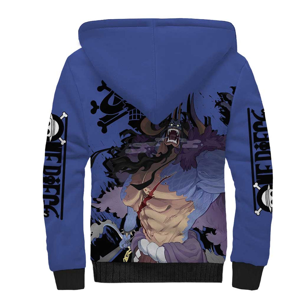 Kaido - One Piece Sherpa Hoodie Anime Style
