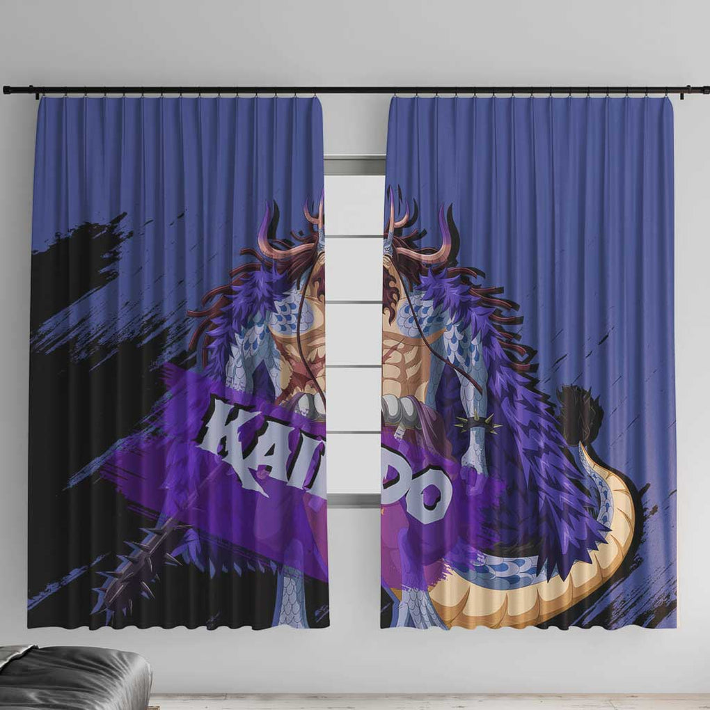 Kaido - One Piece Window Curtain Anime Style