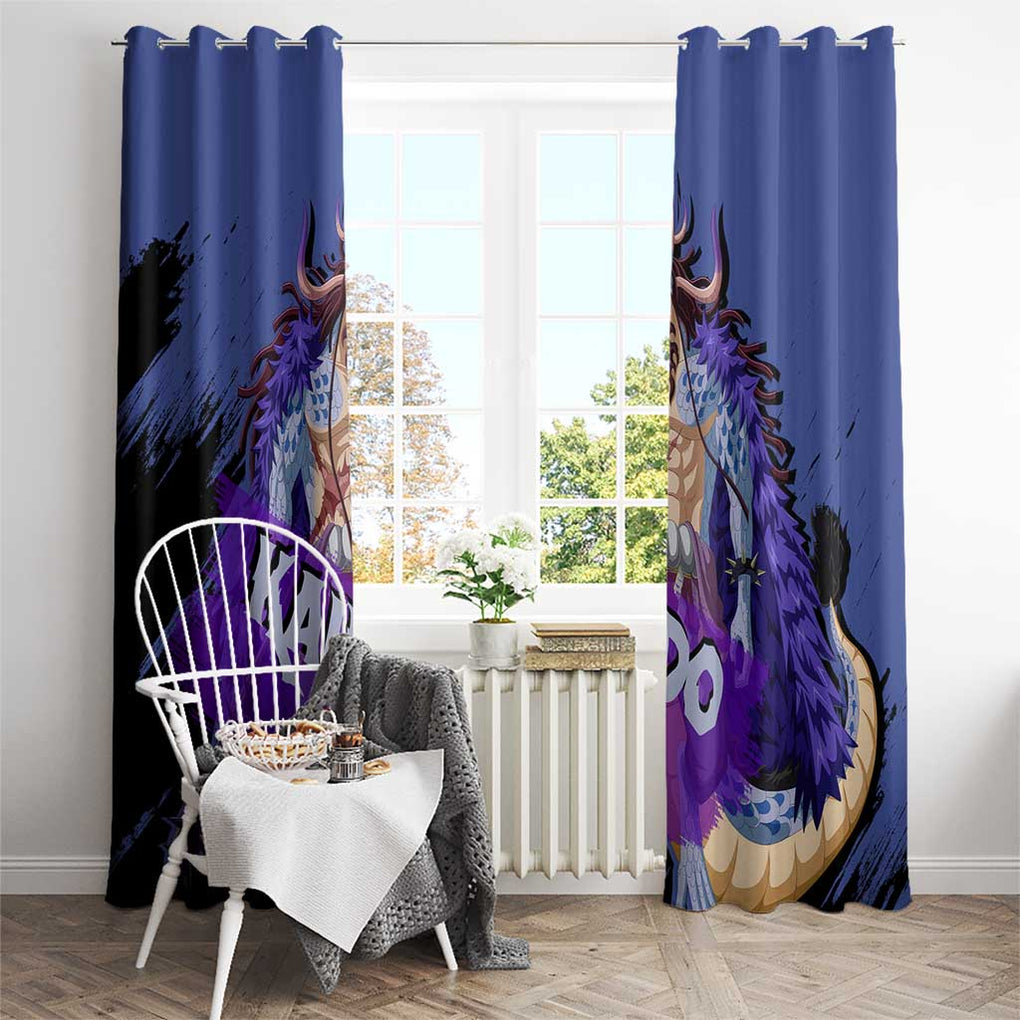 Kaido - One Piece Window Curtain Anime Style