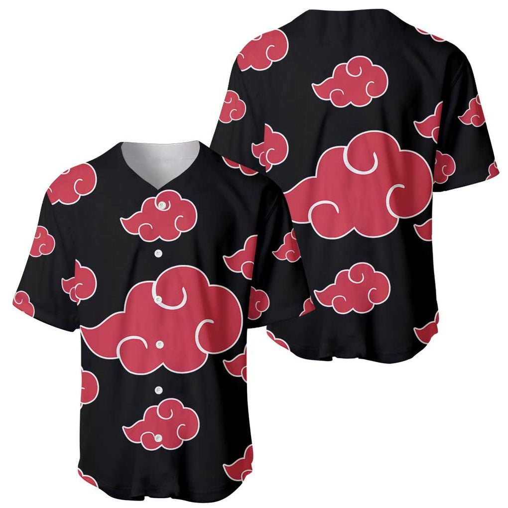 Akatsuki Uniform - Naruto Baseball Jersey Anime Style