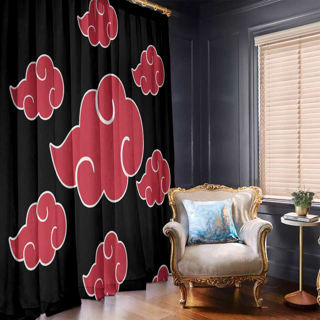 Akatsuki Uniform - Naruto Window Curtain Anime Style