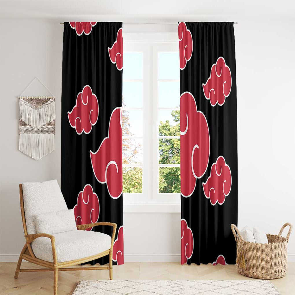Akatsuki Uniform - Naruto Window Curtain Anime Style