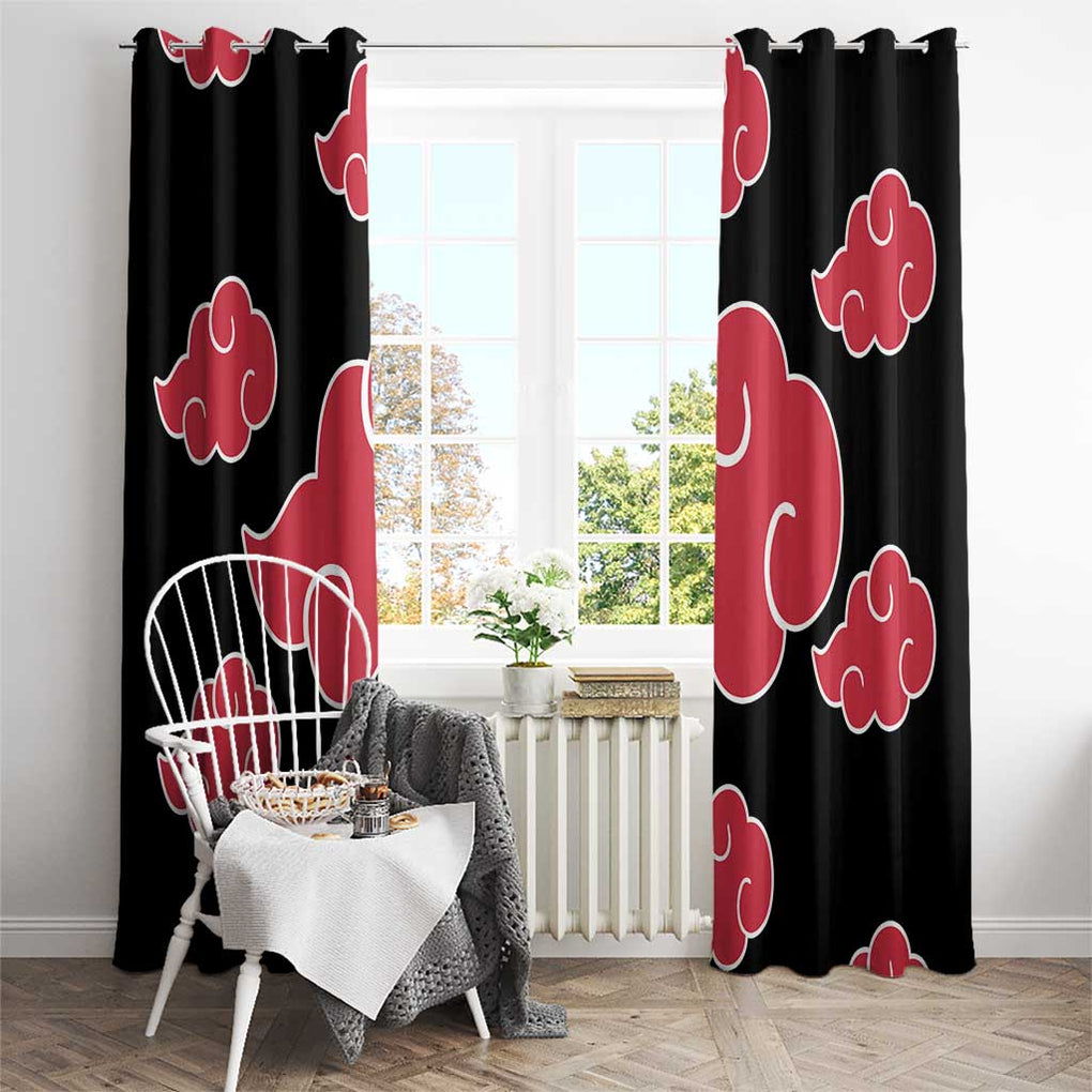 Akatsuki Uniform - Naruto Window Curtain Anime Style