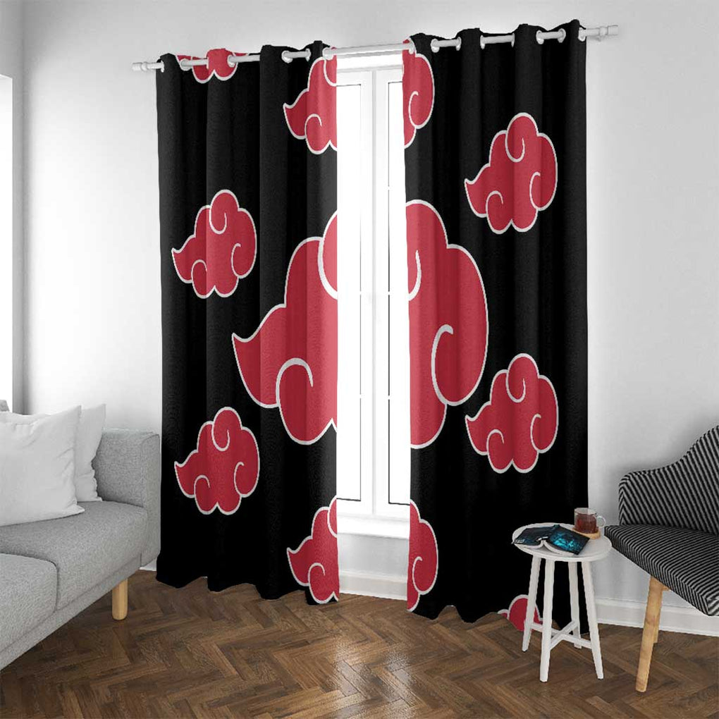 Akatsuki Uniform - Naruto Window Curtain Anime Style