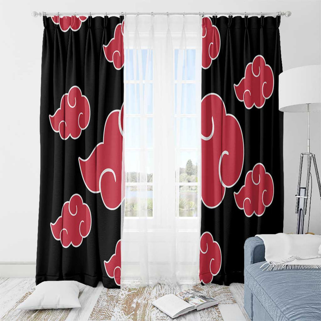 Akatsuki Uniform - Naruto Window Curtain Anime Style