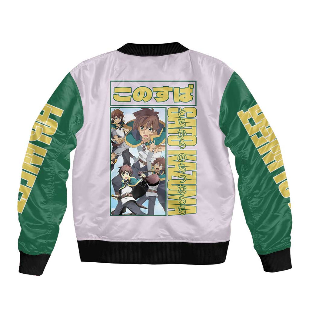 Sato Kazuma Konosuba Bomber Jacket Anime Style