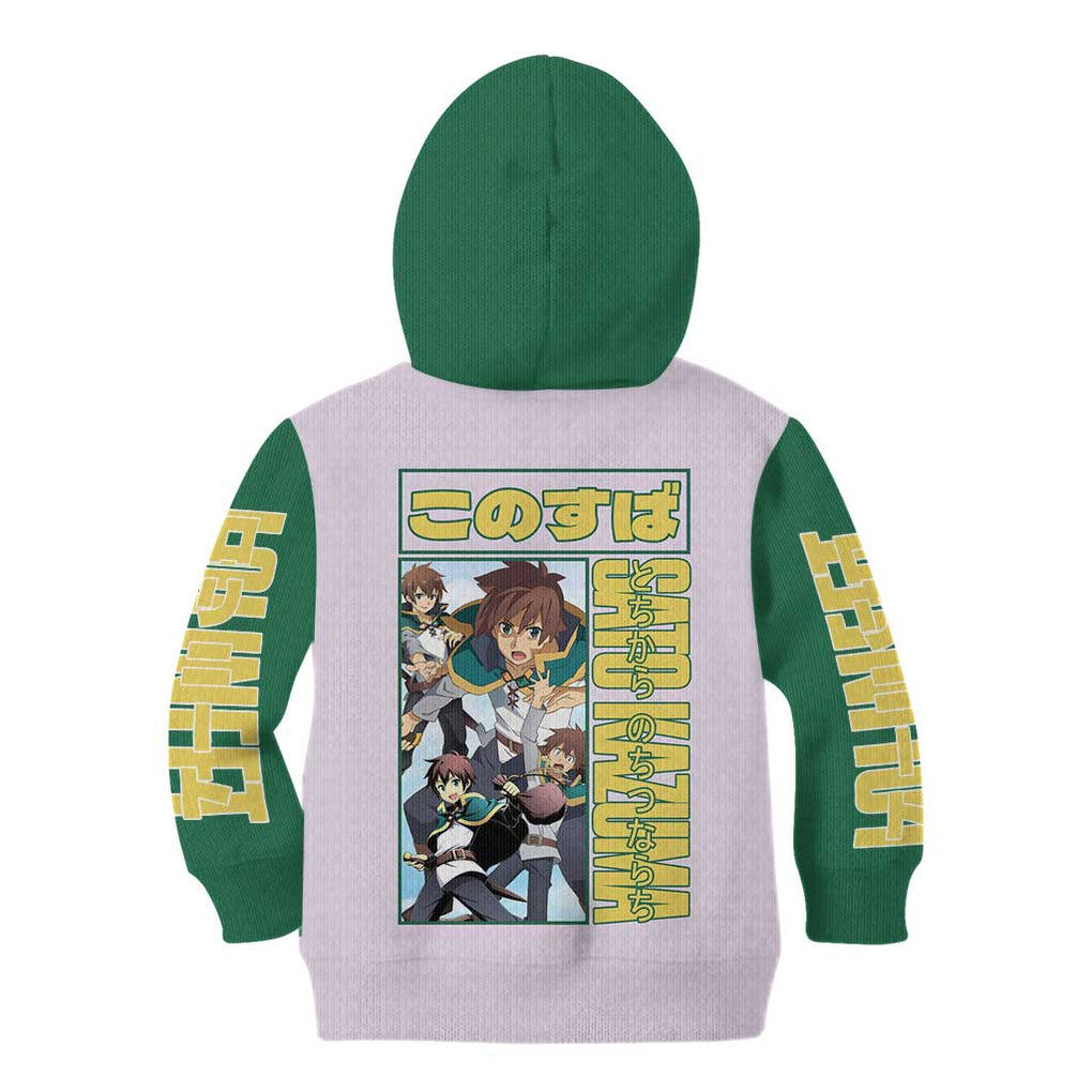 Sato Kazuma Konosuba Kid Hoodie Anime Style
