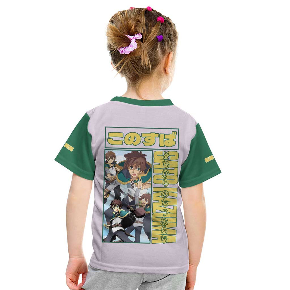 Sato Kazuma Konosuba Kid T Shirt Anime Style