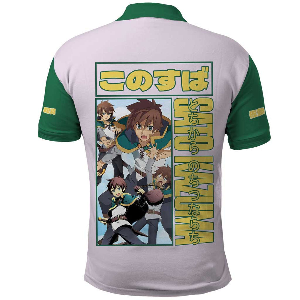 Sato Kazuma Konosuba Polo Shirt Anime Style