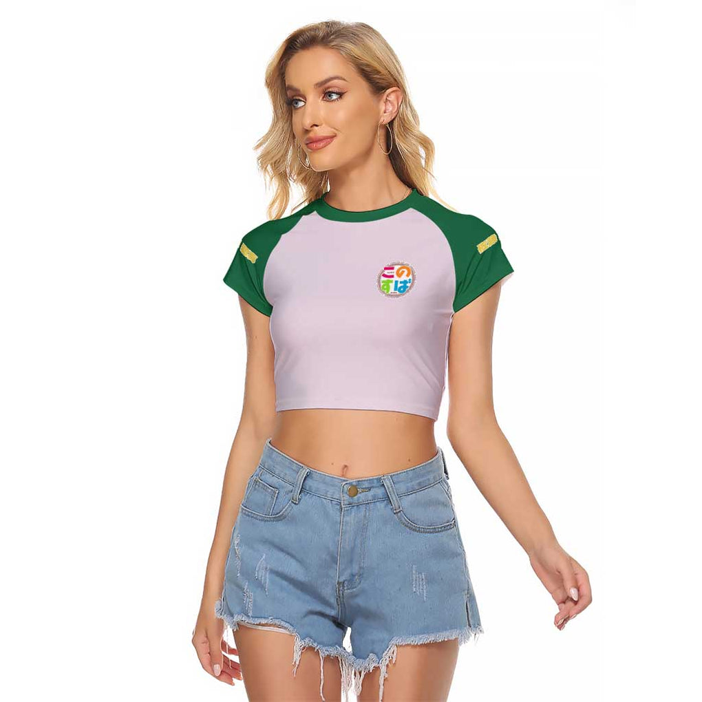 Sato Kazuma Konosuba Raglan Cropped T Shirt Anime Style
