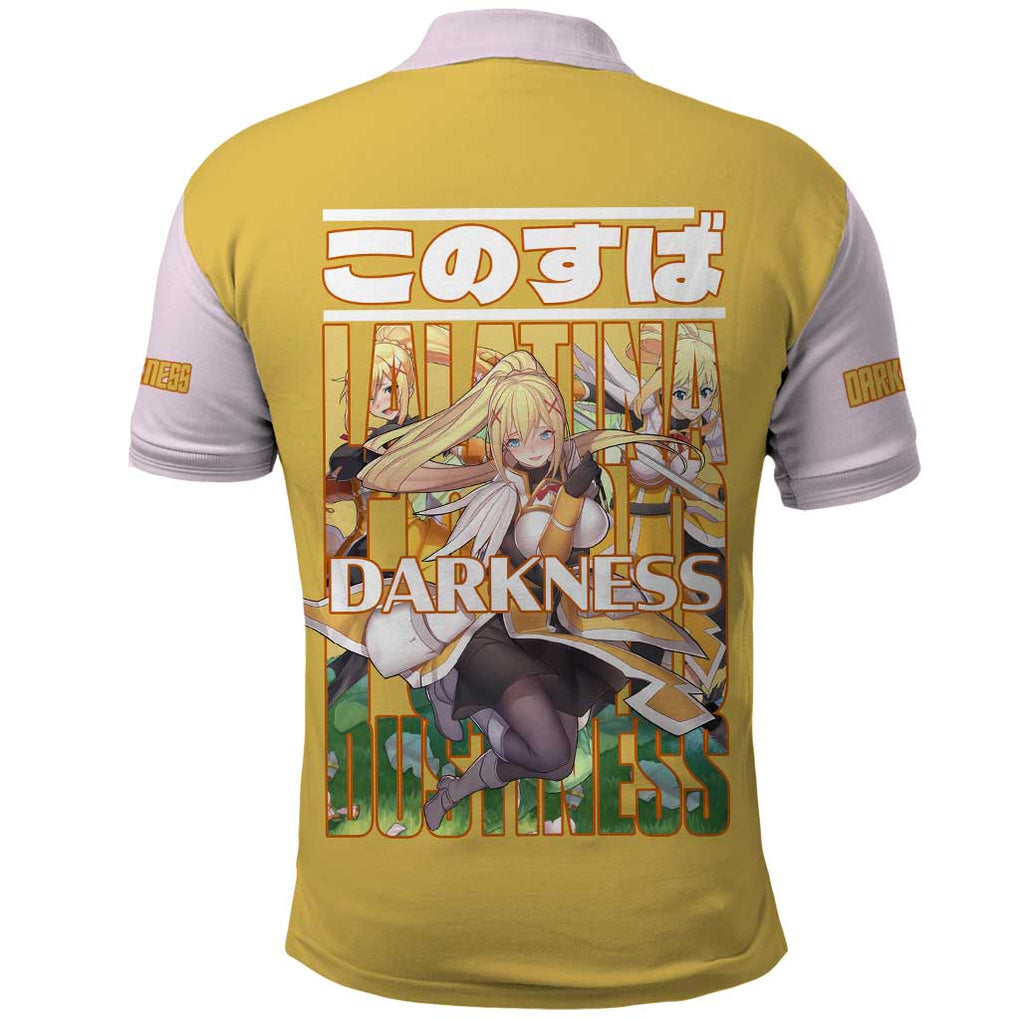 Darkness Konosuba Polo Shirt Anime Style