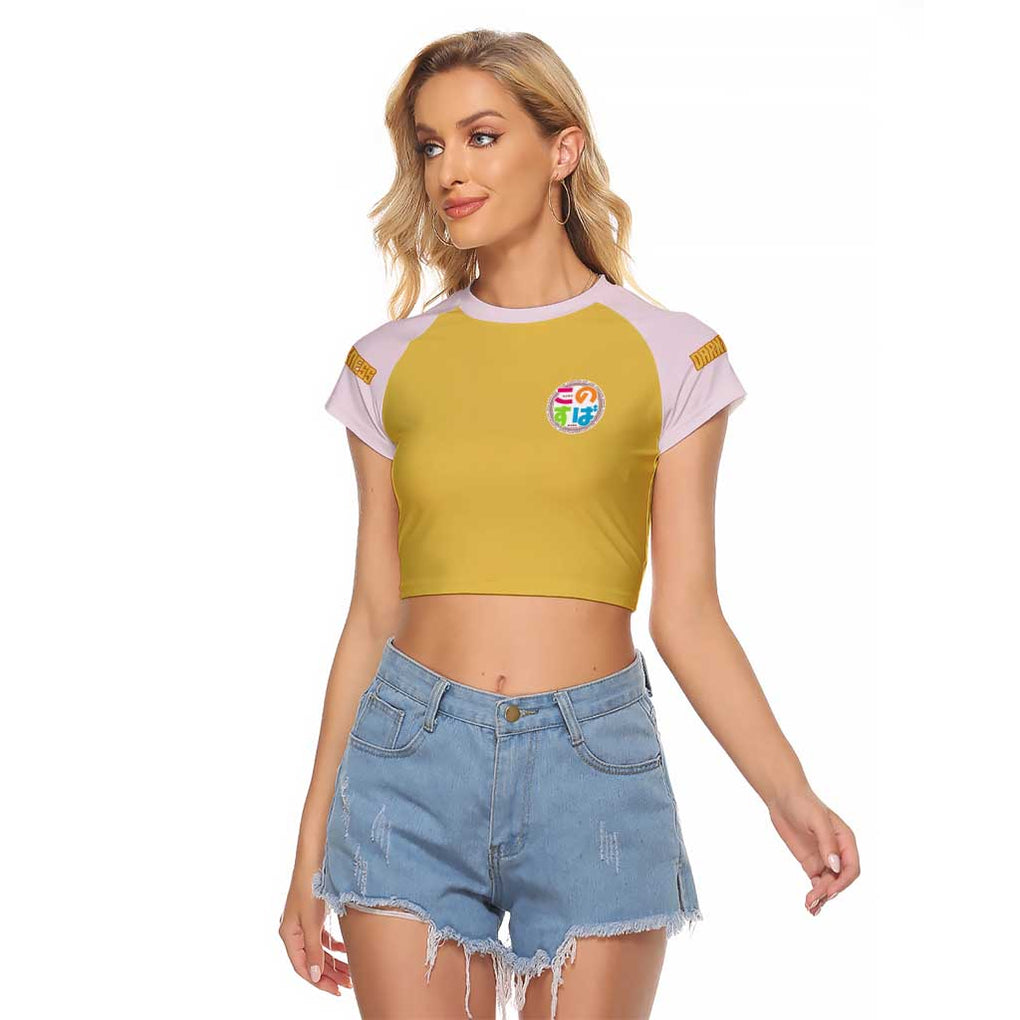 Darkness Konosuba Raglan Cropped T Shirt Anime Style