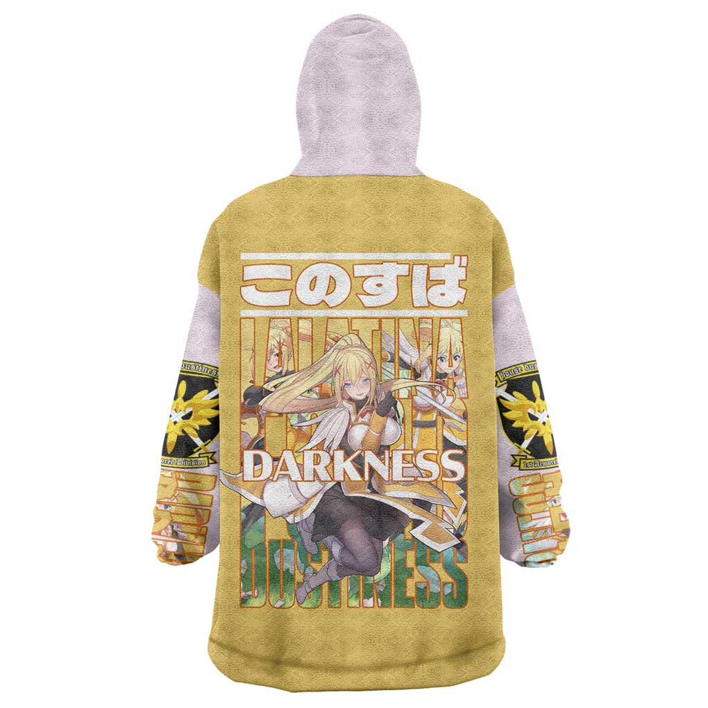 Darkness Konosuba Wearable Blanket Hoodie Anime Style