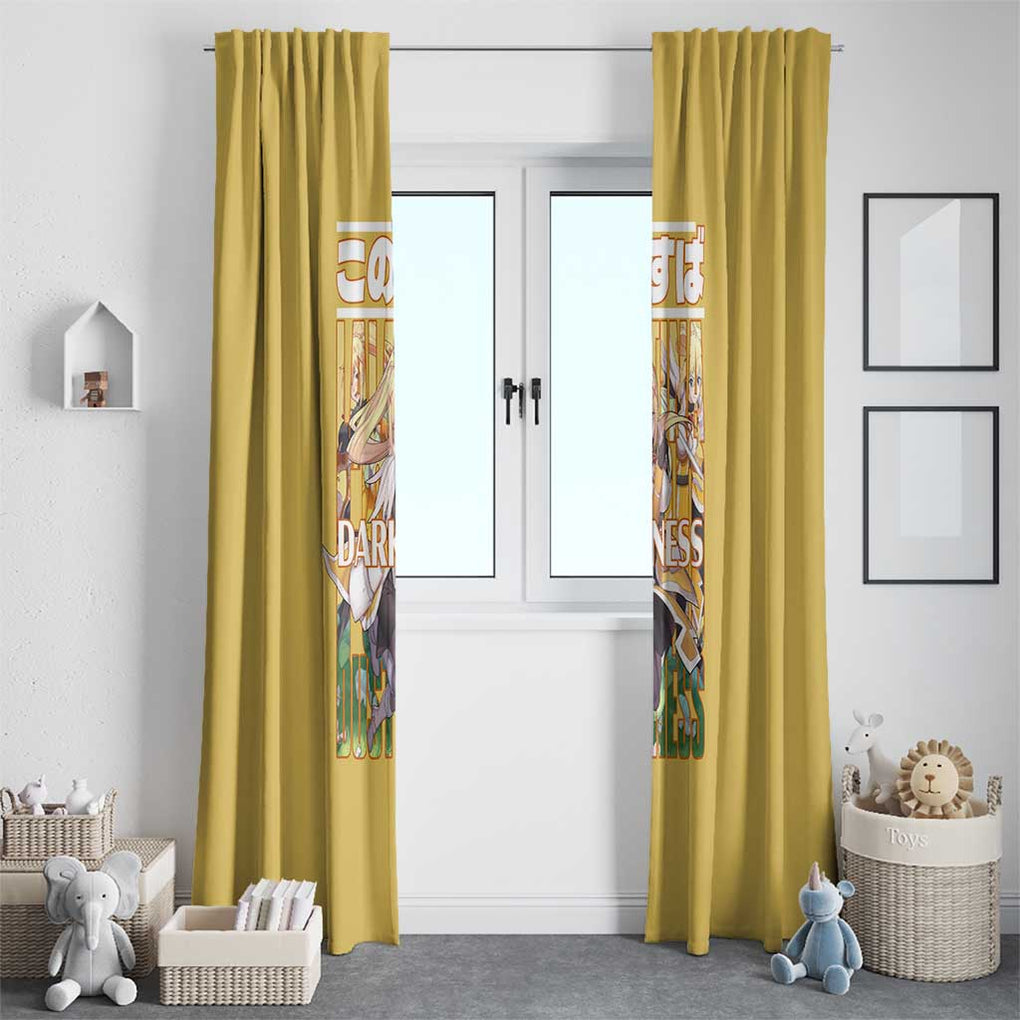 Darkness Konosuba Window Curtain Anime Style