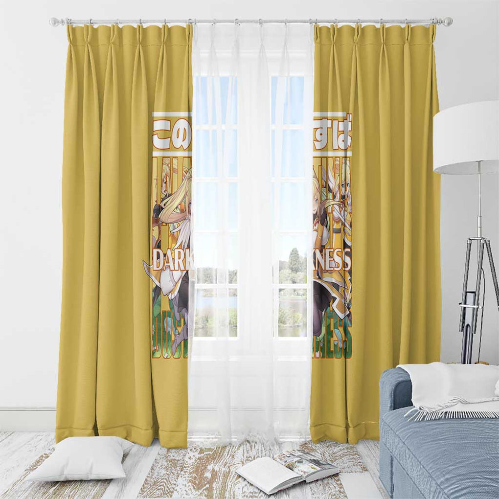 Darkness Konosuba Window Curtain Anime Style