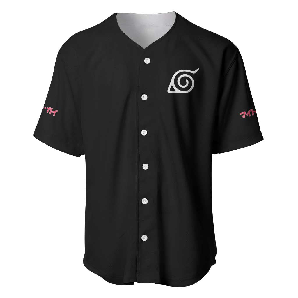 Might Guy V2 Naruto Baseball Jersey Japan Anime Style - The Mazicc