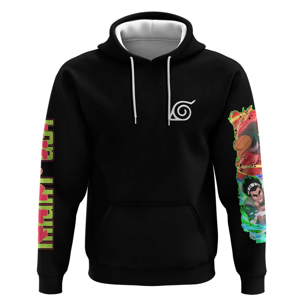 Might Guy V2 Naruto Hoodie Japan Anime Style - The Mazicc