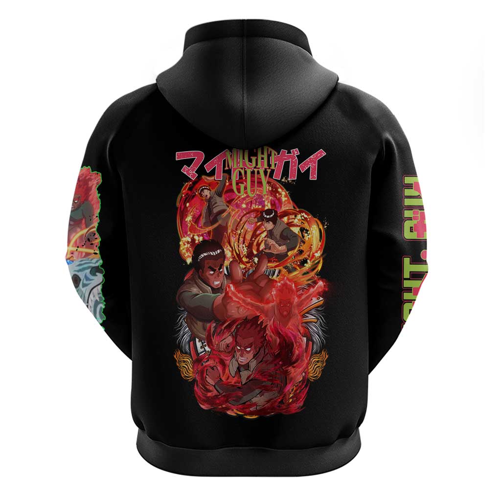 Might Guy V2 Naruto Hoodie Japan Anime Style - The Mazicc
