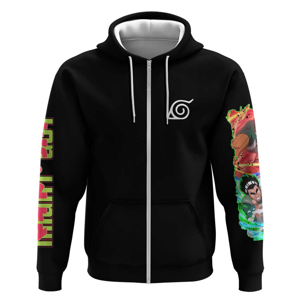 Might Guy V2 Naruto Hoodie Japan Anime Style - The Mazicc