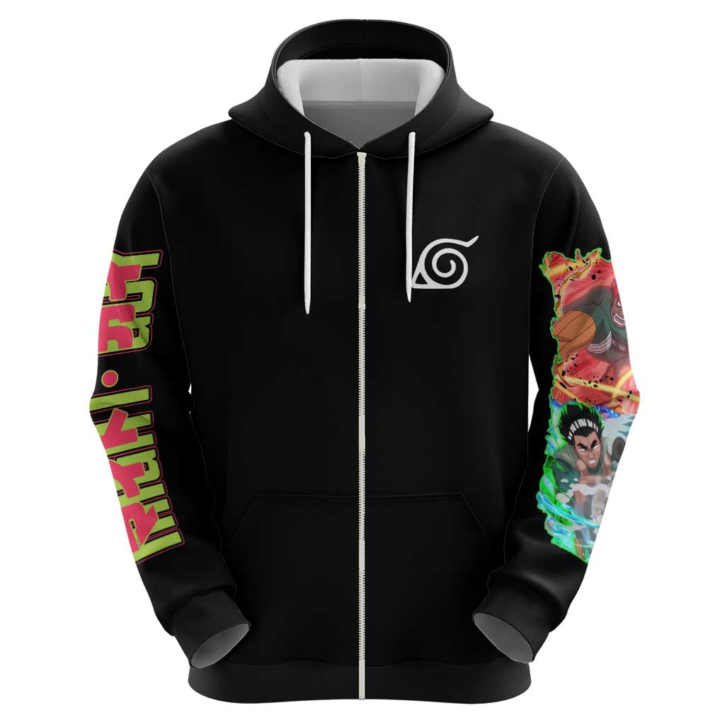 Might Guy V2 Naruto Hoodie Japan Anime Style - The Mazicc