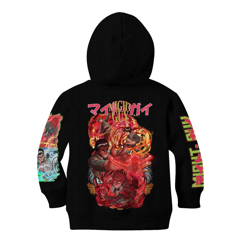 Might Guy V2 Naruto Kid Hoodie Japan Anime Style - The Mazicc