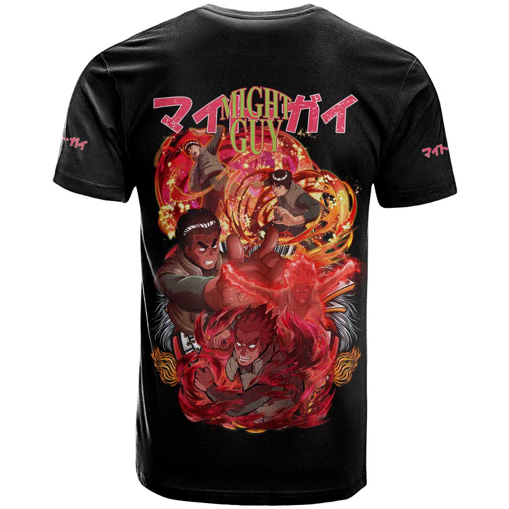 Might Guy V2 Naruto T Shirt Japan Anime Style - The Mazicc