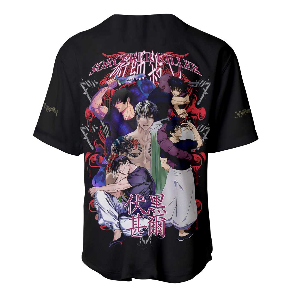 Fushiguro Toji V2 Jujutsu Kaisen Baseball Jersey Japan Anime Style - The Mazicc