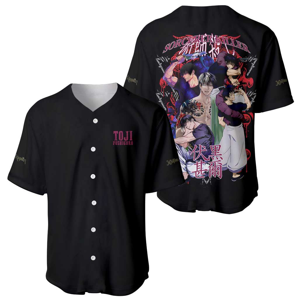 Fushiguro Toji V2 Jujutsu Kaisen Baseball Jersey Japan Anime Style - The Mazicc
