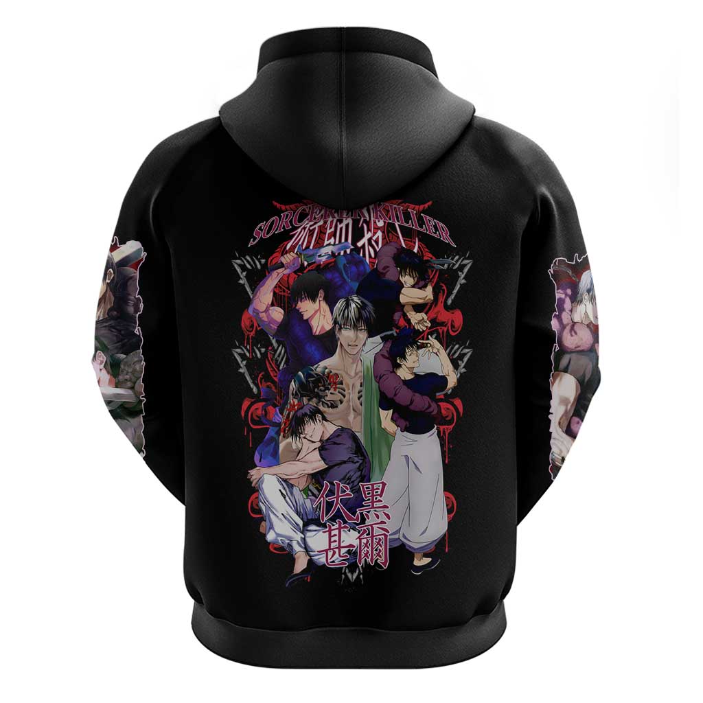 Fushiguro Toji V2 Jujutsu Kaisen Hoodie Japan Anime Style - The Mazicc