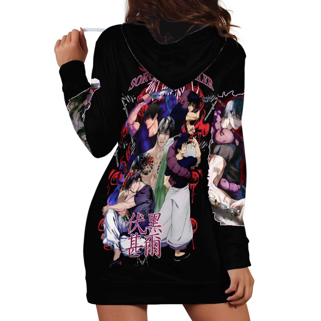 Fushiguro Toji V2 Jujutsu Kaisen Hoodie Dress Japan Anime Style - The Mazicc