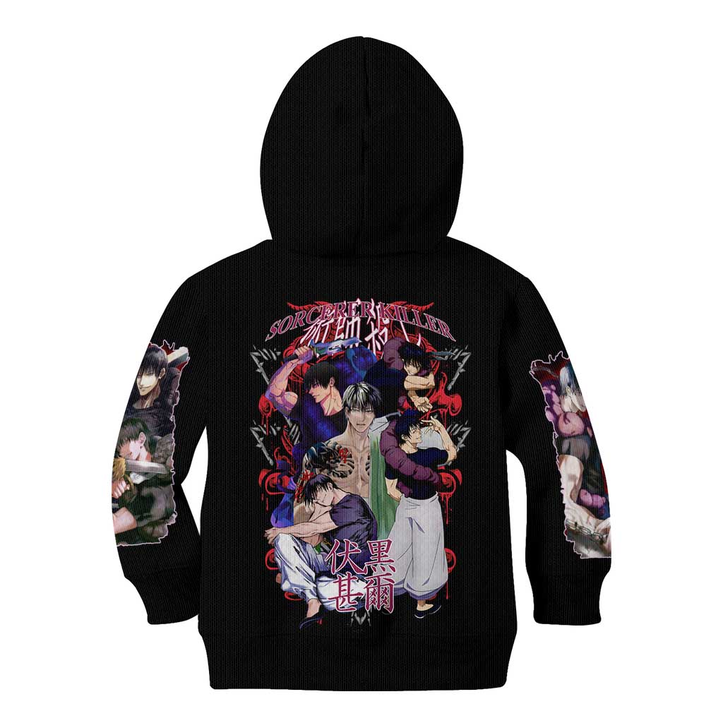 Fushiguro Toji V2 Jujutsu Kaisen Kid Hoodie Japan Anime Style - The Mazicc