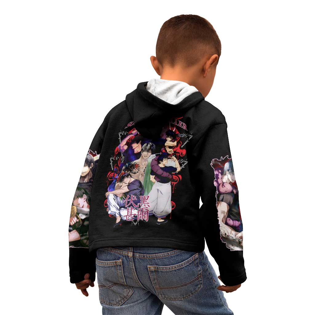 Fushiguro Toji V2 Jujutsu Kaisen Kid Hoodie Japan Anime Style - The Mazicc