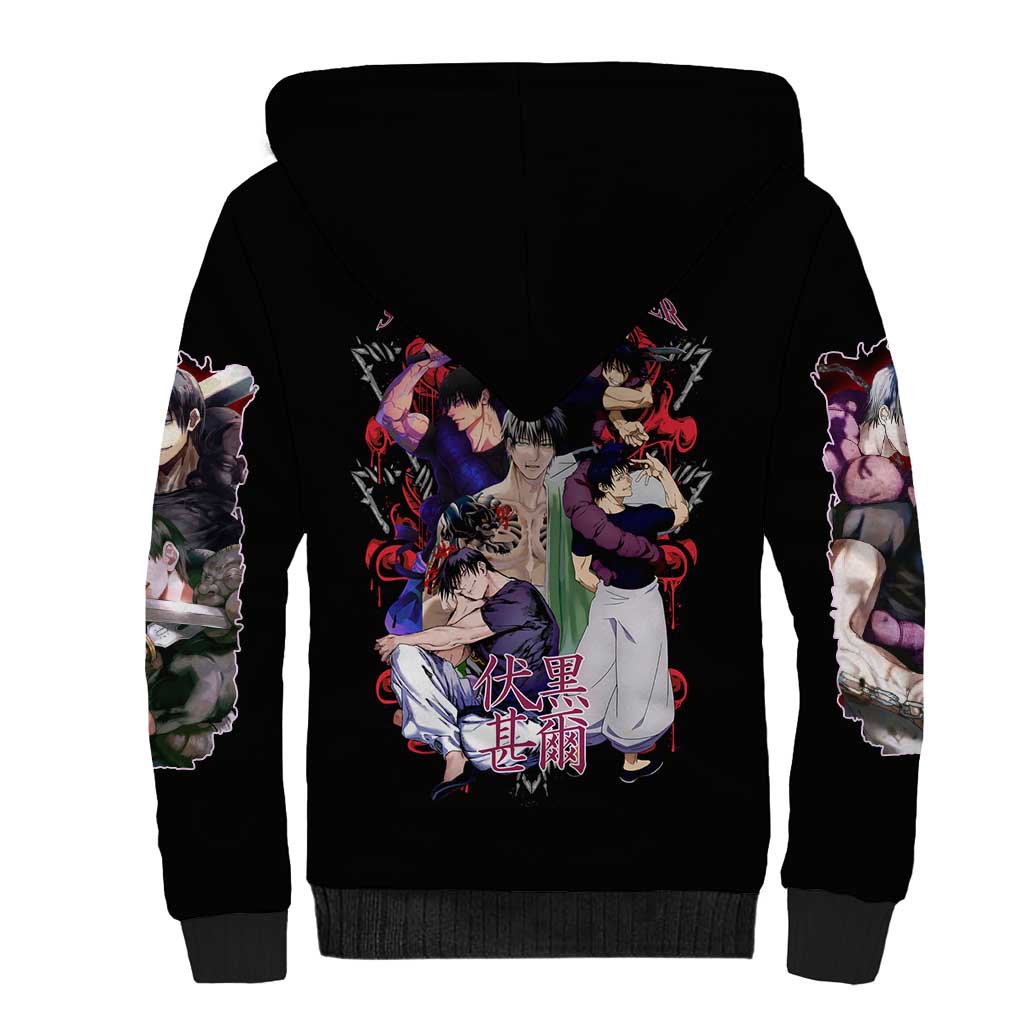 Fushiguro Toji V2 Jujutsu Kaisen Sherpa Hoodie Japan Anime Style - The Mazicc