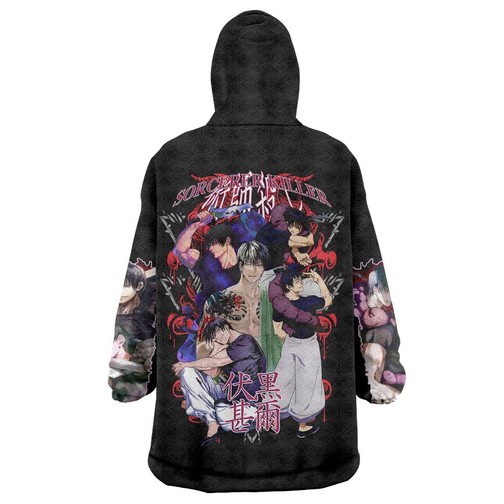 Fushiguro Toji V2 Jujutsu Kaisen Wearable Blanket Hoodie Japan Anime Style - The Mazicc