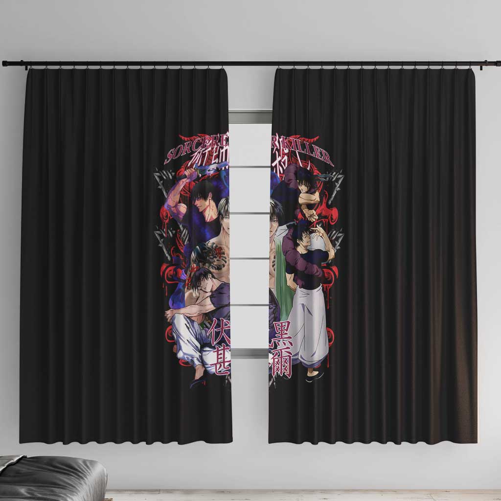 Fushiguro Toji V2 Jujutsu Kaisen Window Curtain Japan Anime Style - The Mazicc