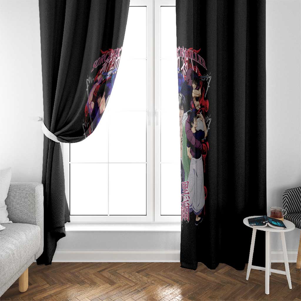 Fushiguro Toji V2 Jujutsu Kaisen Window Curtain Japan Anime Style - The Mazicc