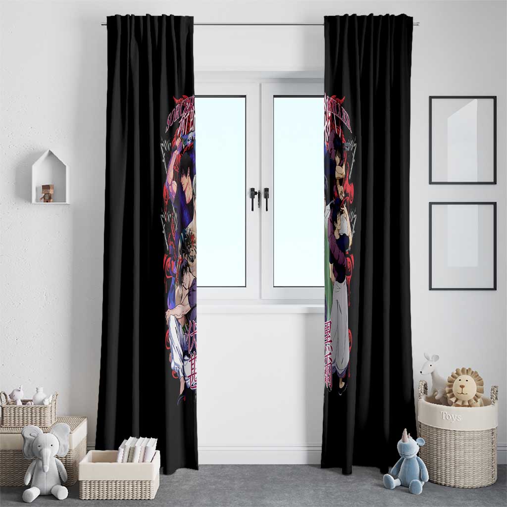 Fushiguro Toji V2 Jujutsu Kaisen Window Curtain Japan Anime Style - The Mazicc