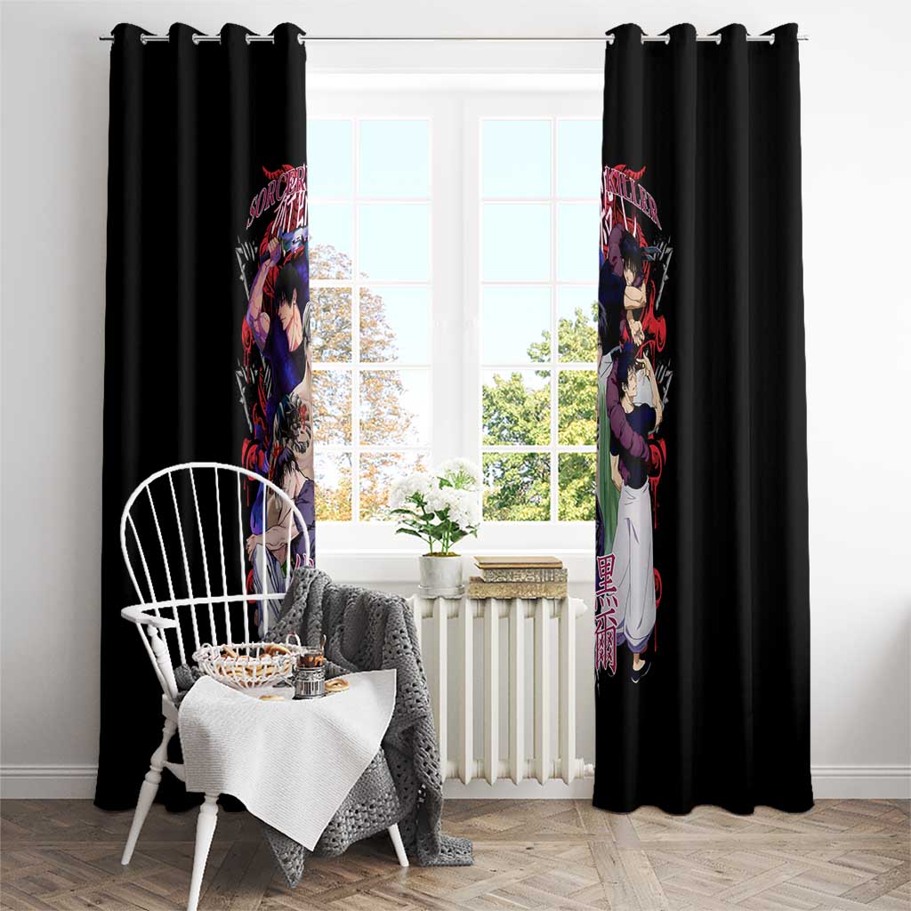 Fushiguro Toji V2 Jujutsu Kaisen Window Curtain Japan Anime Style - The Mazicc