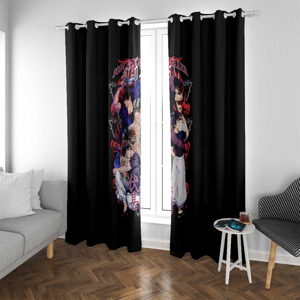 Fushiguro Toji V2 Jujutsu Kaisen Window Curtain Japan Anime Style - The Mazicc