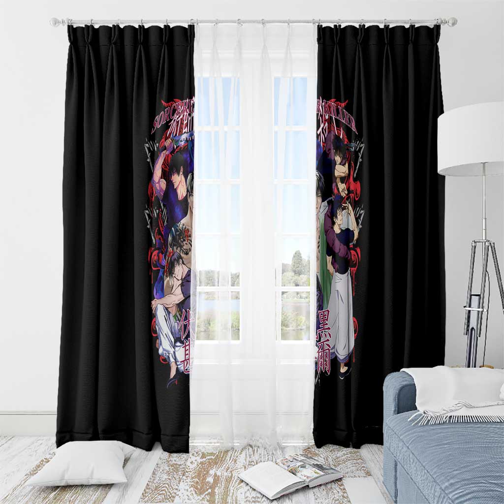 Fushiguro Toji V2 Jujutsu Kaisen Window Curtain Japan Anime Style - The Mazicc