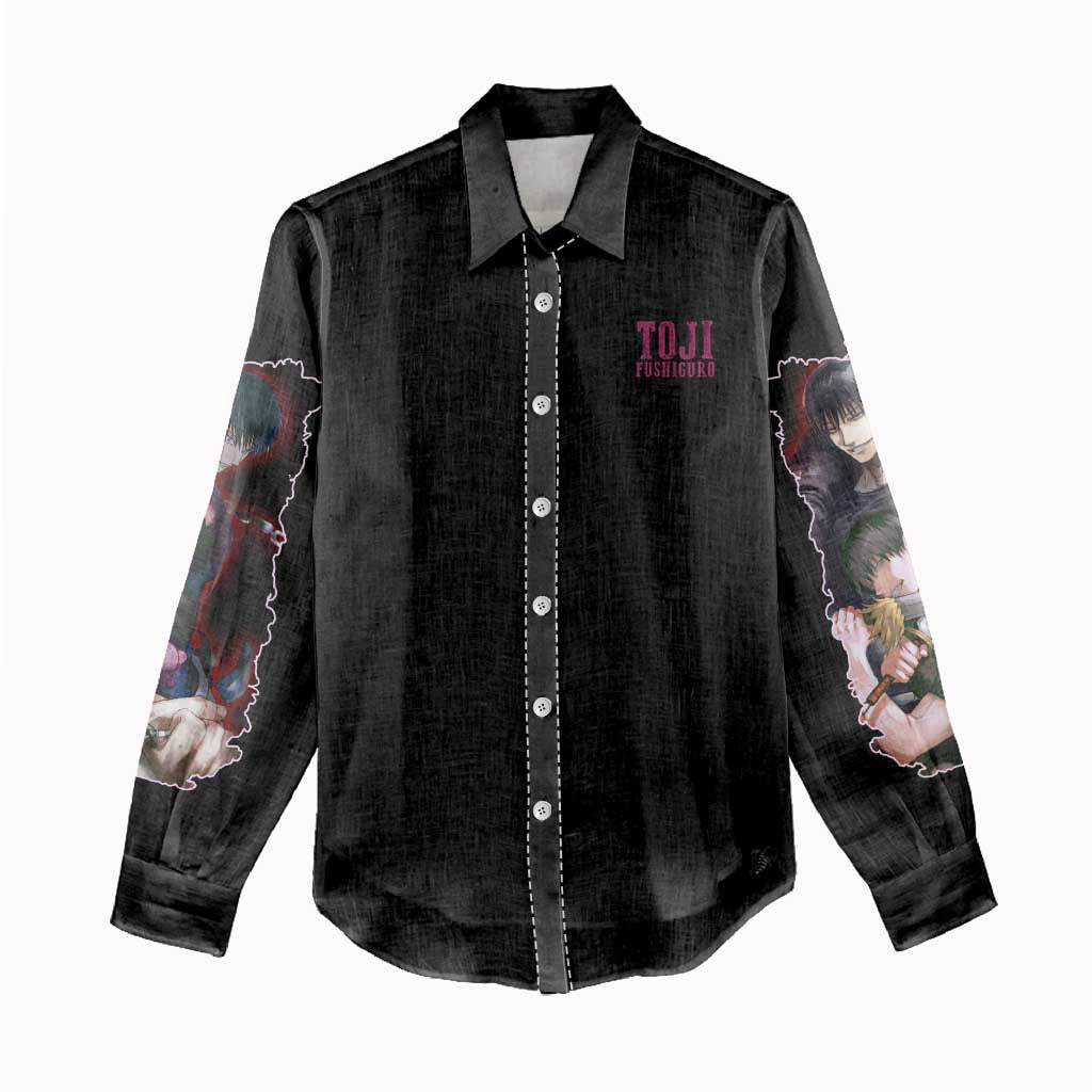 Fushiguro Toji V2 Jujutsu Kaisen Women Casual Shirt Japan Anime Style - The Mazicc