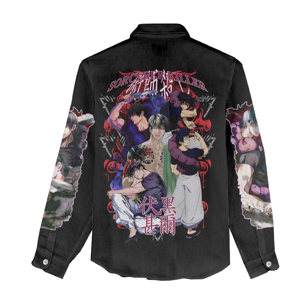 Fushiguro Toji V2 Jujutsu Kaisen Women Casual Shirt Japan Anime Style - The Mazicc