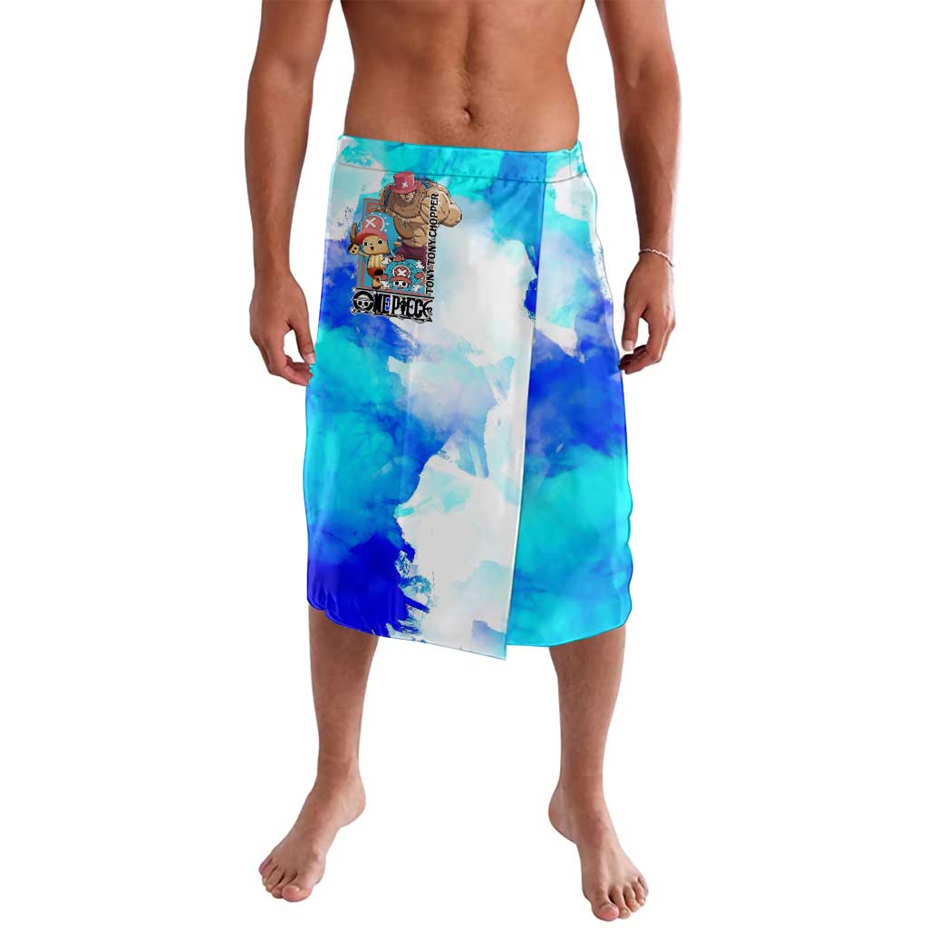 Tony Tony Chopper One Piece Blue Theme Lavalava with Cute Reindeer Design and Transformation Forms - The Mazicc