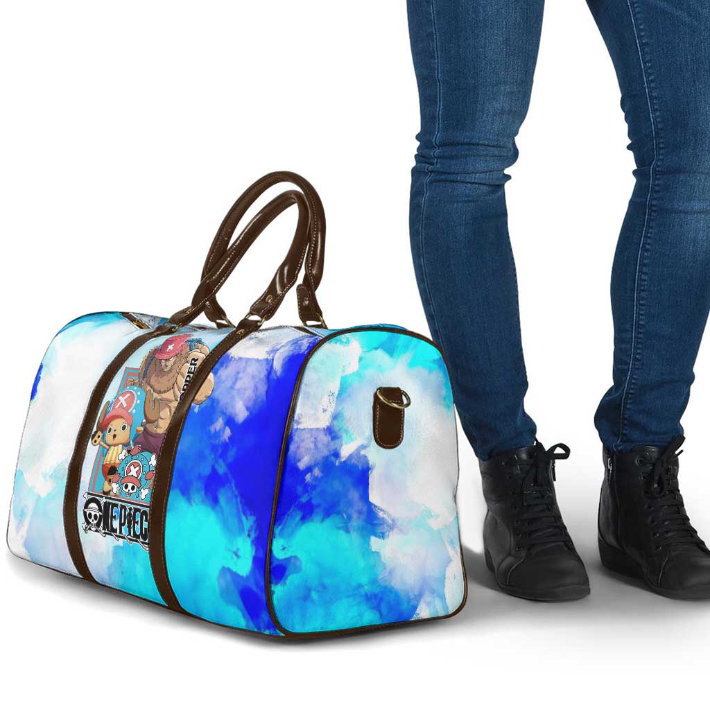 Tony Tony Chopper One Piece Blue Theme Travel Bag with Cute Reindeer Design and Transformation Forms - The Mazicc