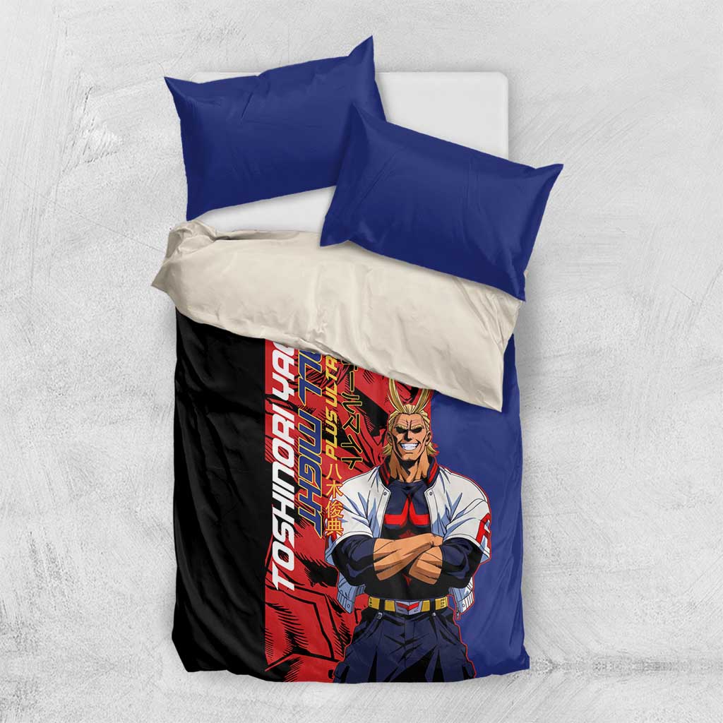 All Might My Hero Academia Bedding Set Red and Blue Theme - The Mazicc