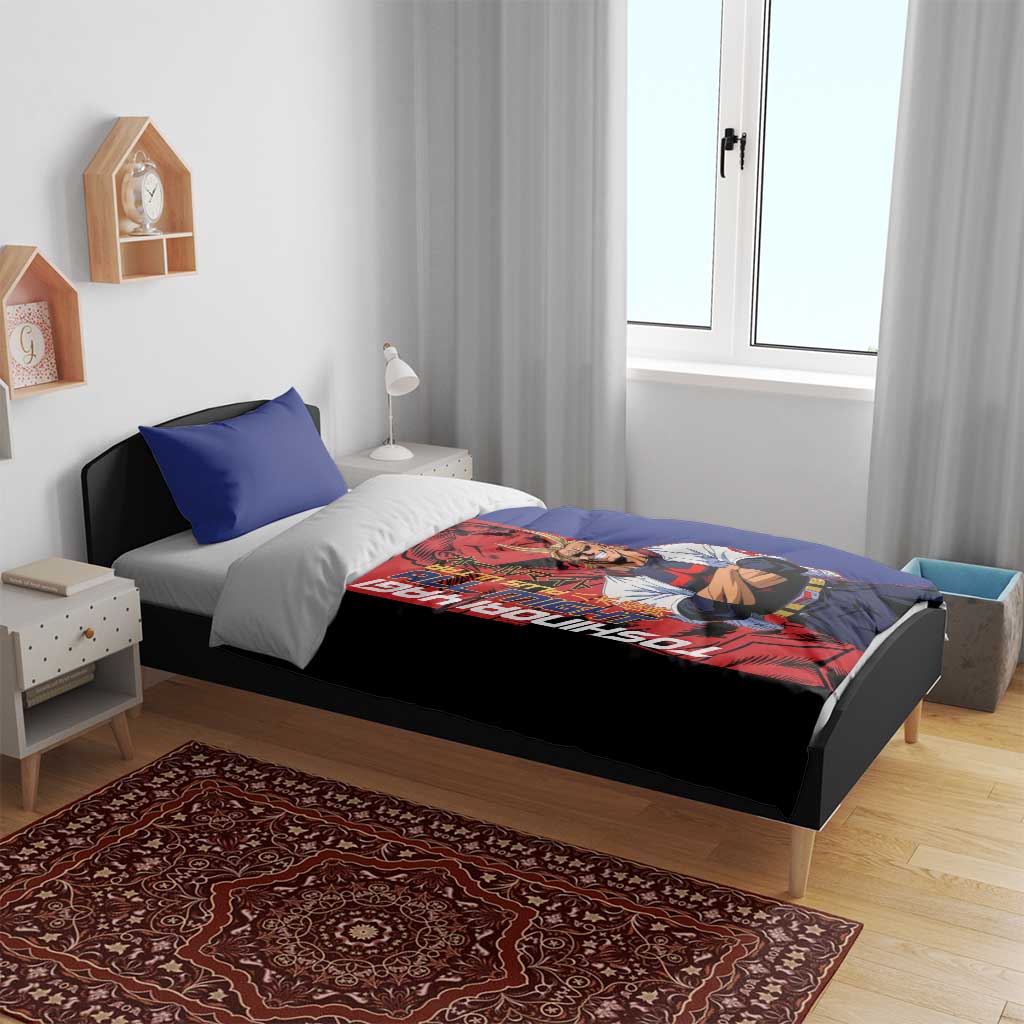 All Might My Hero Academia Bedding Set Red and Blue Theme - The Mazicc