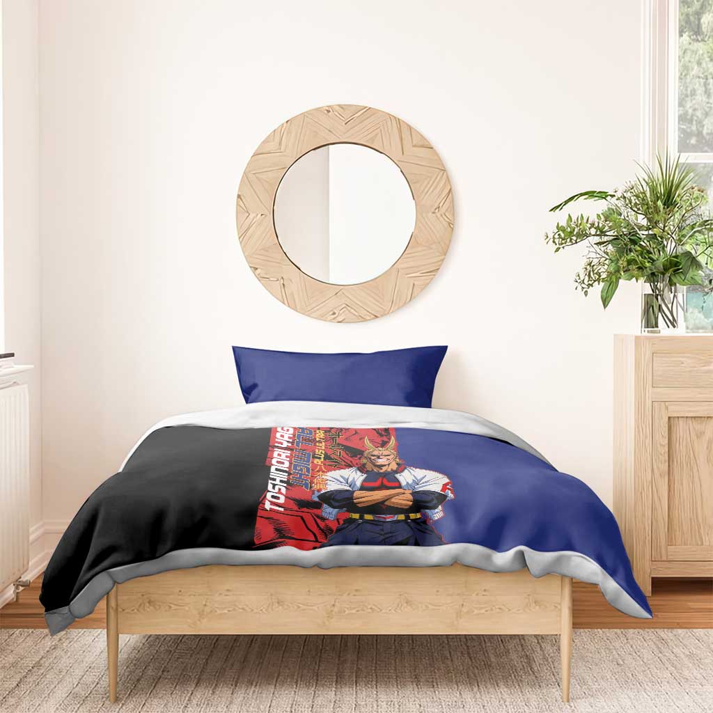 All Might My Hero Academia Bedding Set Red and Blue Theme - The Mazicc